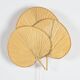 Palm leaf wall lamp, France circa 1970