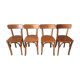 Suite de 4 chaises bistrot