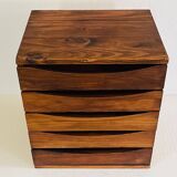 Petit meuble de métier vintage  5 tiroirs.