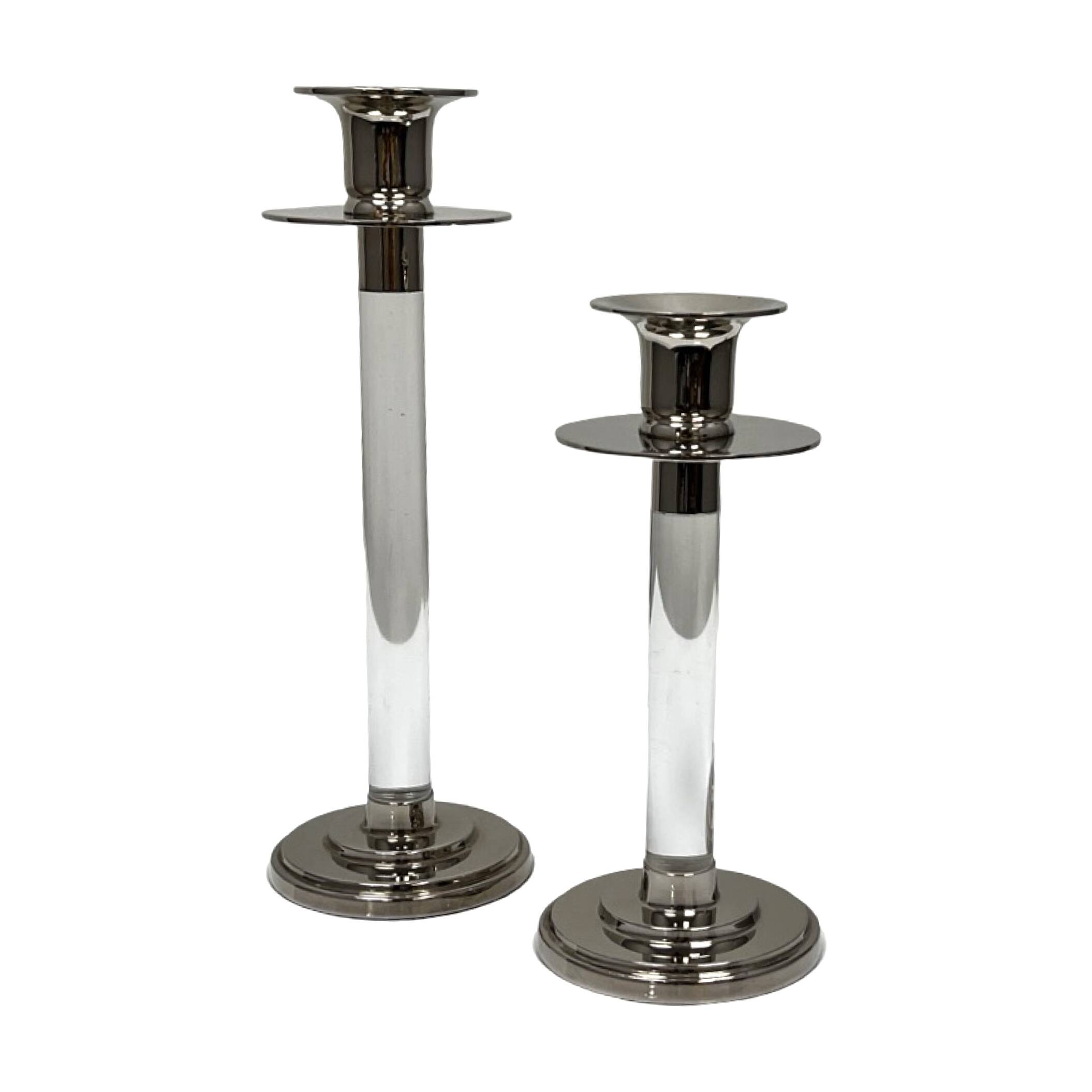 Pair of Svenskt Tenn candlesticks (designed by Estrid Ericson), Sweden 1960