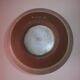 Vase boule en grès vintage signé Kamini