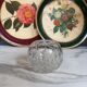 Round crystal vase