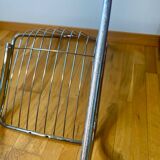 Vintage Rinaldi style chrome metal chair