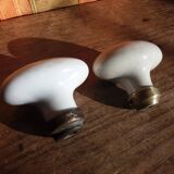 Porcelain door knob handles