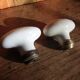Porcelain door knob handles