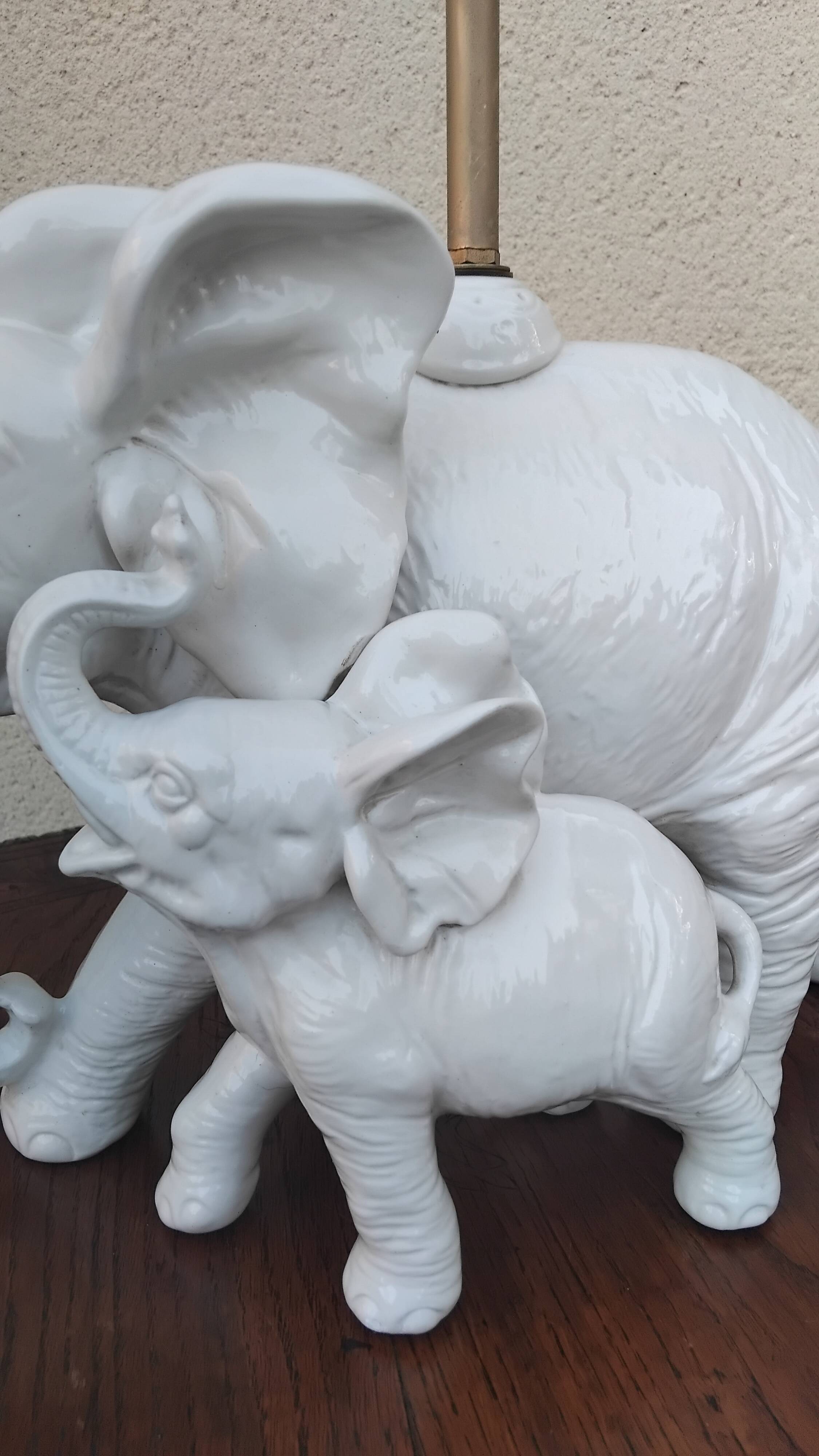 Elephant Bedside Table Lamp Elephant Pagoda Vintage 80s