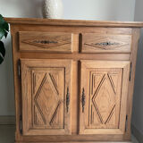 Oak buffet – restoration inspired by wabi-sabi