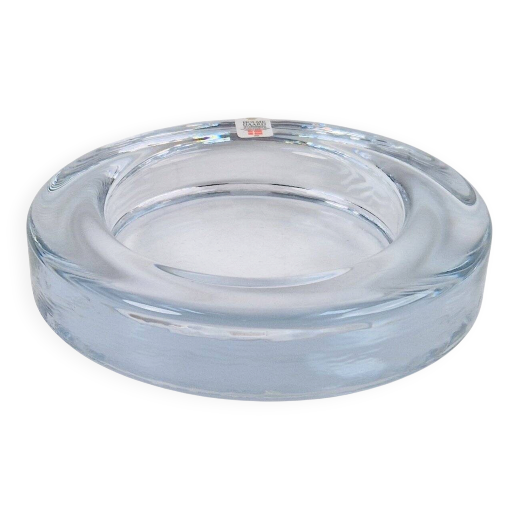 Vintage Danish Ashtray by Torben Jørgensen for Holmegaard, 1980s