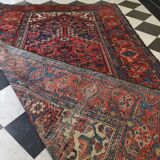 Tapis d'orient ancien persan fait main malayer 215 x 130