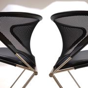 Set of 2 Wilkhahn Nuvola conference / dining room chairs by Herbert Ohl, 19