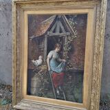Tableau ancien fin 19eme