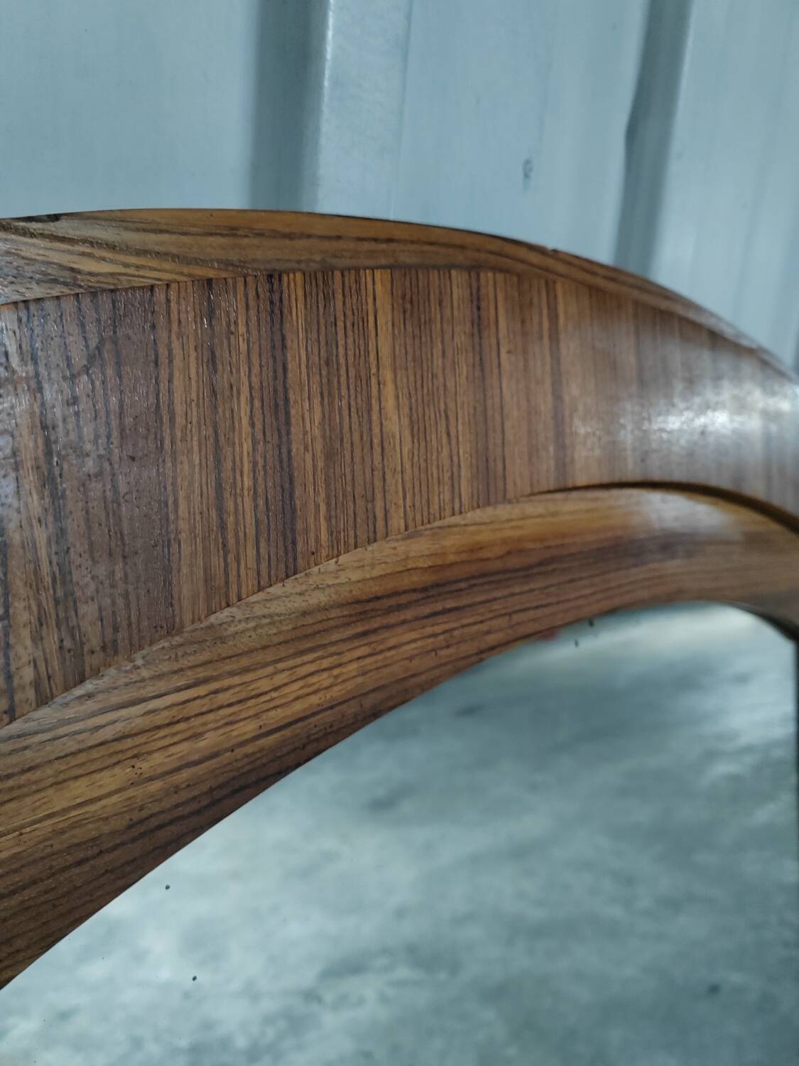 Rosewood mirror from the 1940s