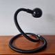 Large Black Adjustable Iconic Table Lamp Hebi, Isao Hosoe, Valenti Luce, 1970s