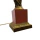Lampe de table vintage Empire représentant une femme
