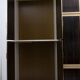 Luciano Frigerio Mid-Century Modern Italian Brass and Walnut Wardrobe, 1970