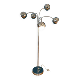 Eyeball floor lamp with 5 articulated lights