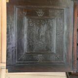 Large Louis XIII cabinet in ebony veneer, 17th century