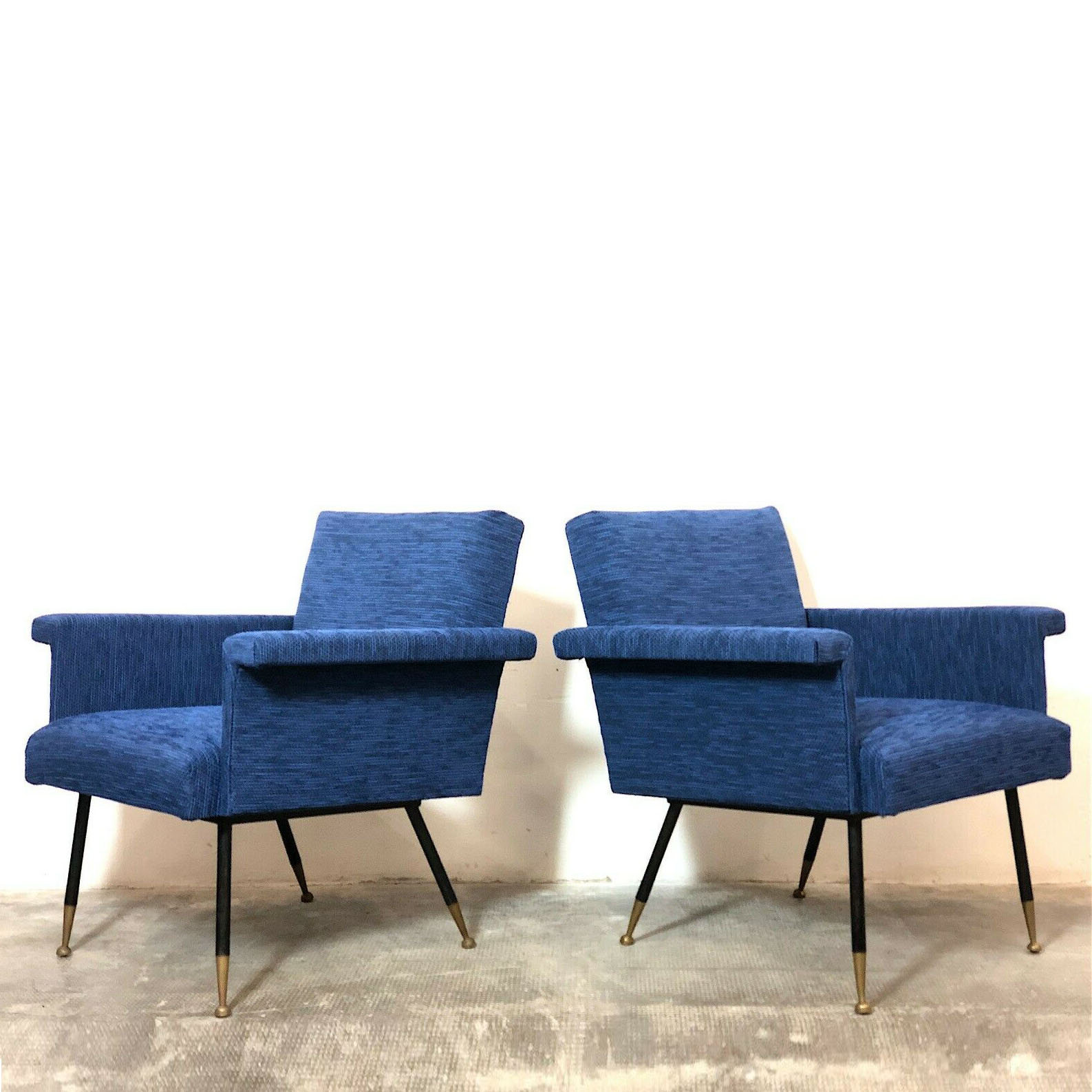 Pair of lounge chairs Renzo Minotti, Italy, 60s