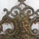 Bronze candle holder mirror