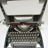 typewriter Olympia metal large cart A3 years 60