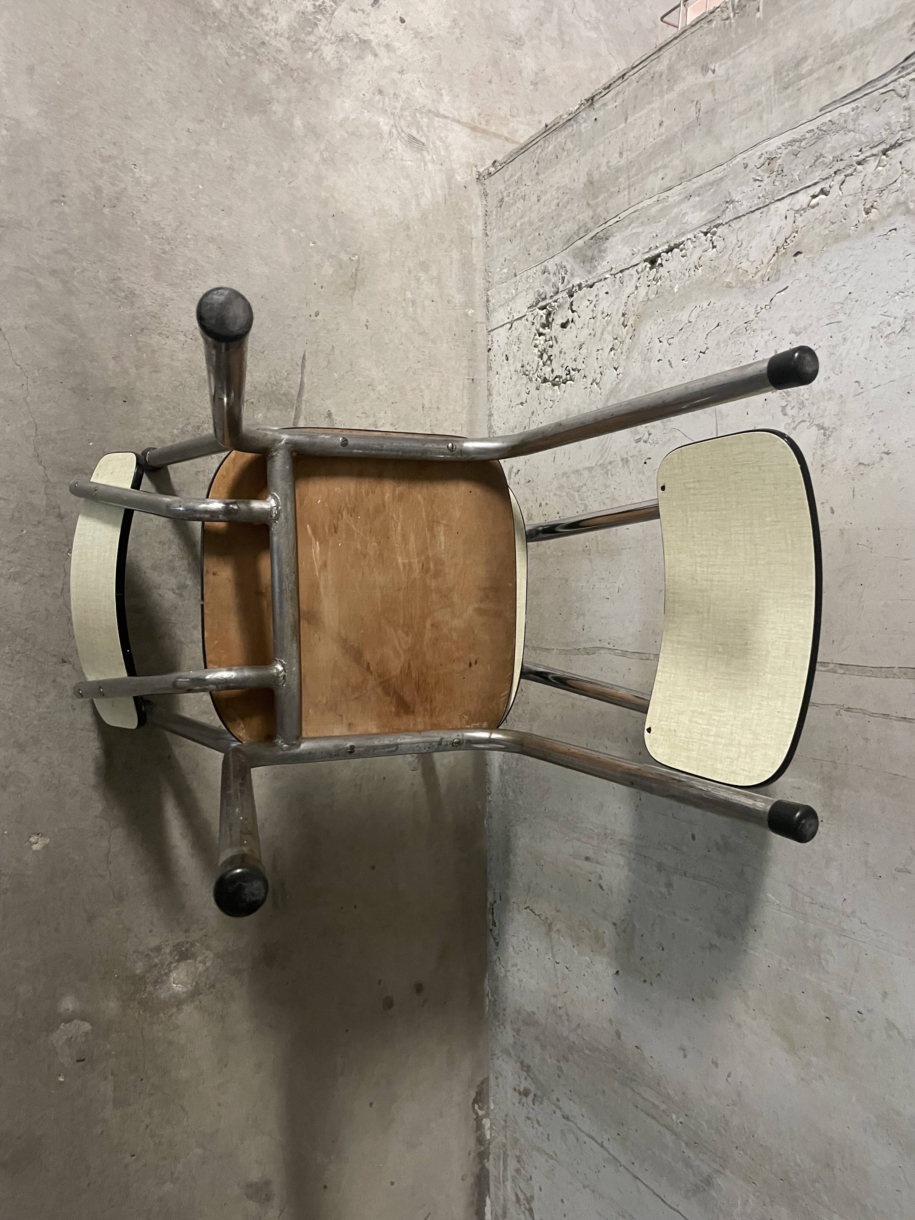 Pair of Formica chairs from the 1960s.