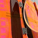 Vintage bathroom double shade mirror