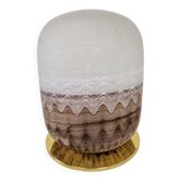 Lampe de table en verre soufflé à la main de Murano, Italie, vers 1970