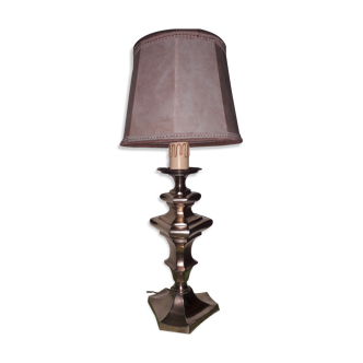 Lampe de table en laiton vers 1970