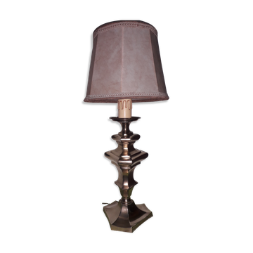 Lampe de table en laiton vers 1970