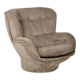 "Karaté" armchair in velvet by Michel Cadestin for Airborne, circa 1970.