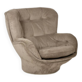 "Karaté" armchair in velvet by Michel Cadestin for Airborne, circa 1970.