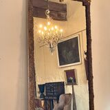 Miroir en bois doré, XIXe siècle