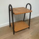 Table d’appoint bois et fer
