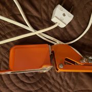 Lampe "Luxo" original orange vintage