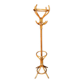 Bentwood and rattan coat stand, 1960s