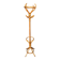 Bentwood and rattan coat stand, 1960s