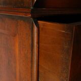 20th century walnut sloping secretary