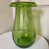 Large Ikea Green Glass Vase by Maria Vinka 1999