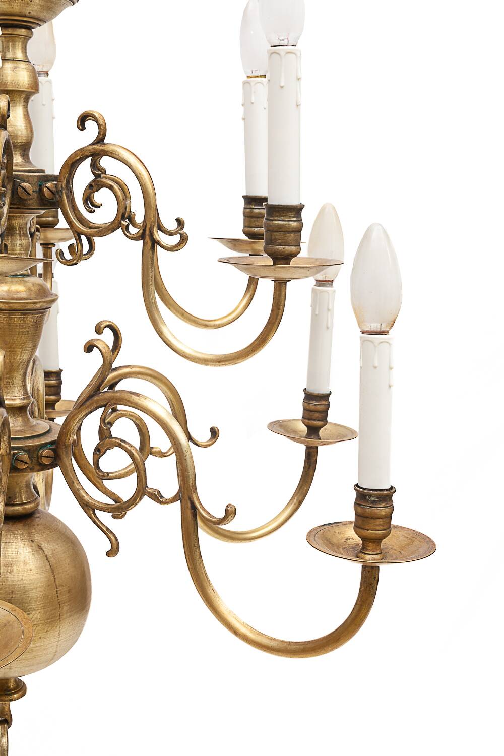 12-light Dutch chandelier