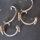 Set of 5 brass hooks