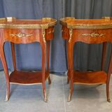 Pair of rosewood coffee tables