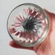 Glass and metal inkwell