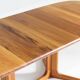 Vintage Glostrup Danish oval extendable dining table solid teak 1960s