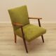 Green armchair, Danish design, 1960s, made in Denmark