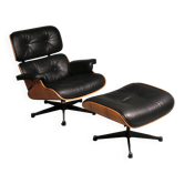 Set of lounge chair and ottoman by Charles Eames, 1960s