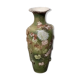 Vase Satsuma 1900 Japan Mejii period Chrysanthemes enamelled pottery