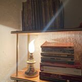 Painted ceramic lamp, 2M fabric cable