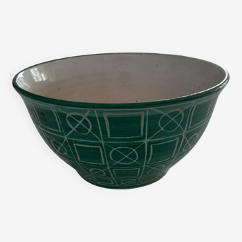 Salad bowl, ceramic Robert Picault (1919-2000), Vallauris