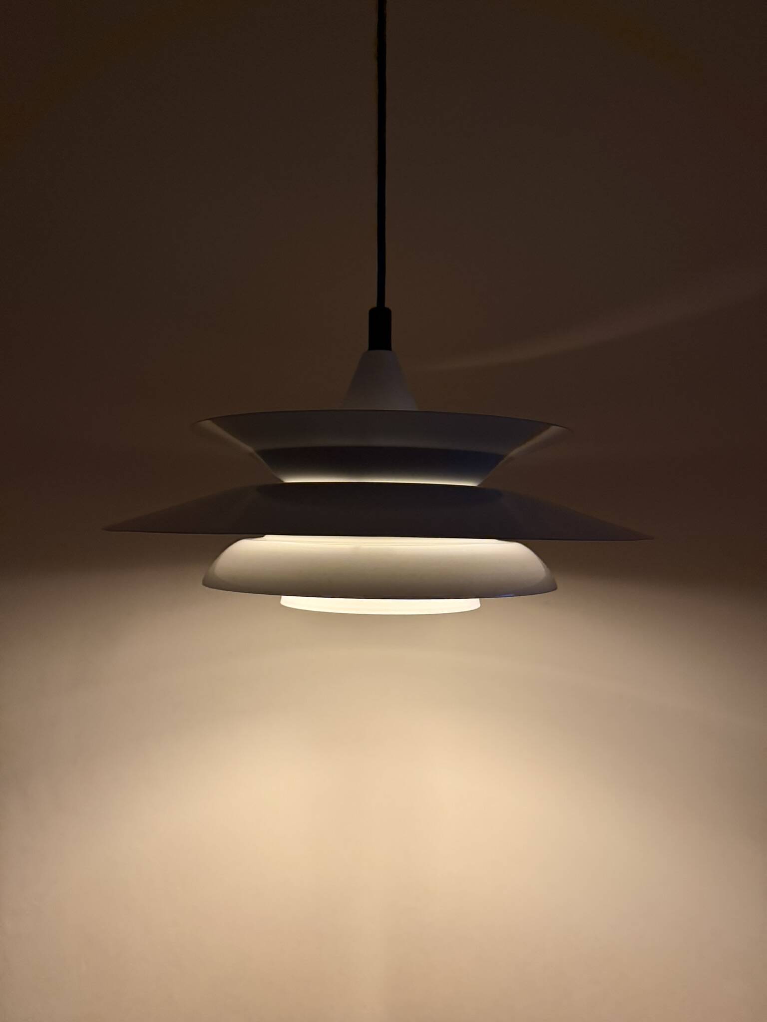Vintage Knud Christensen pendant - Danish design lamp