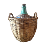 Bottle old demijohn 10L with Wicker of protection